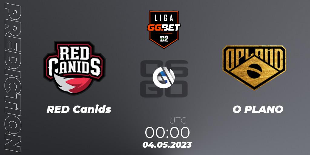 Prognoza RED Canids - O PLANO. 04.05.2023 at 00:00, Counter-Strike (CS2), Dust2 Brasil Liga Season 1