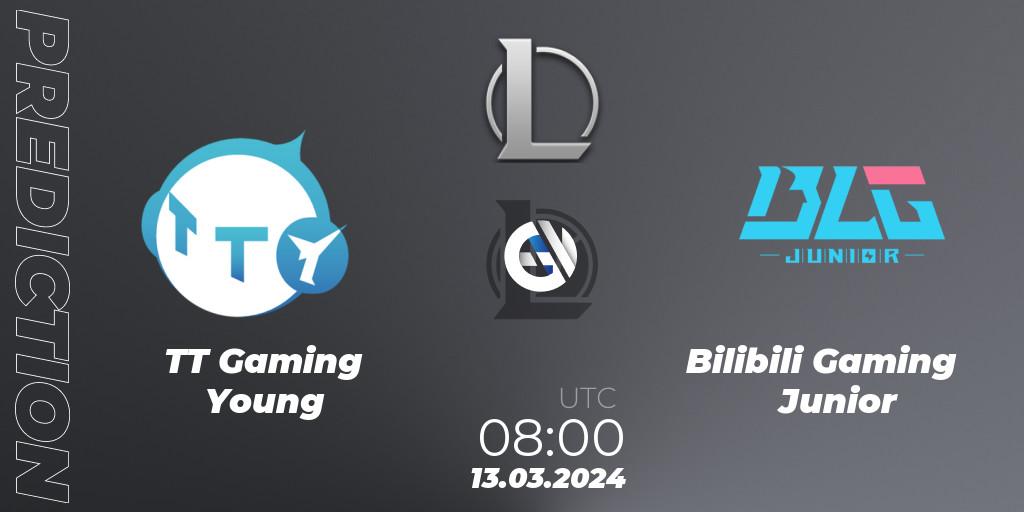 Prognoza TT Gaming Young - Bilibili Gaming Junior. 13.03.2024 at 08:00, LoL, LDL 2024 - Stage 1