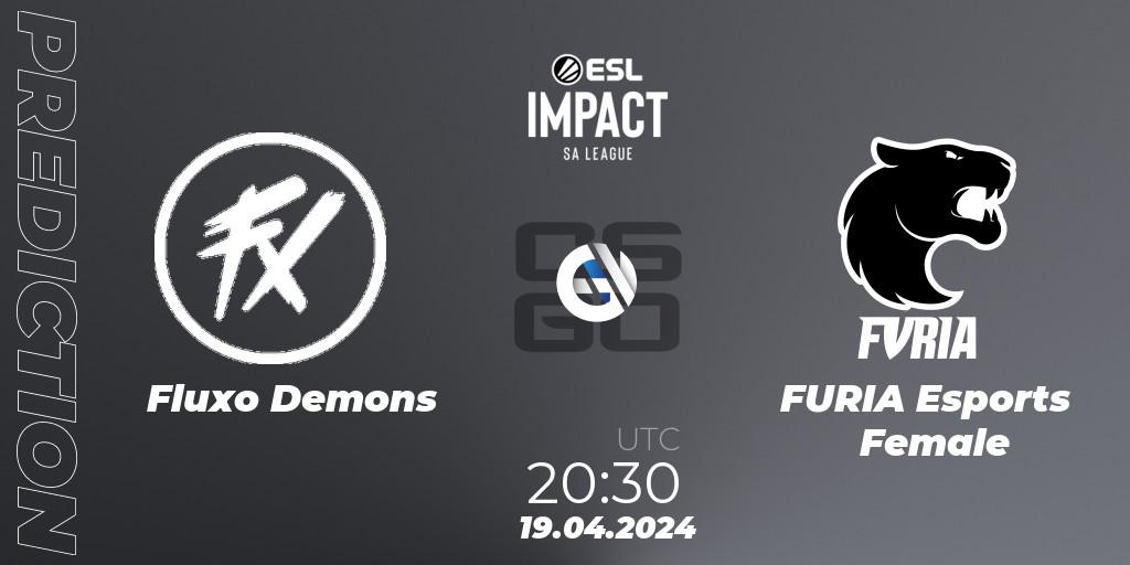 Prognoza Fluxo Demons - FURIA Esports Female. 19.04.24, CS2 (CS:GO), ESL Impact League Season 5: South America