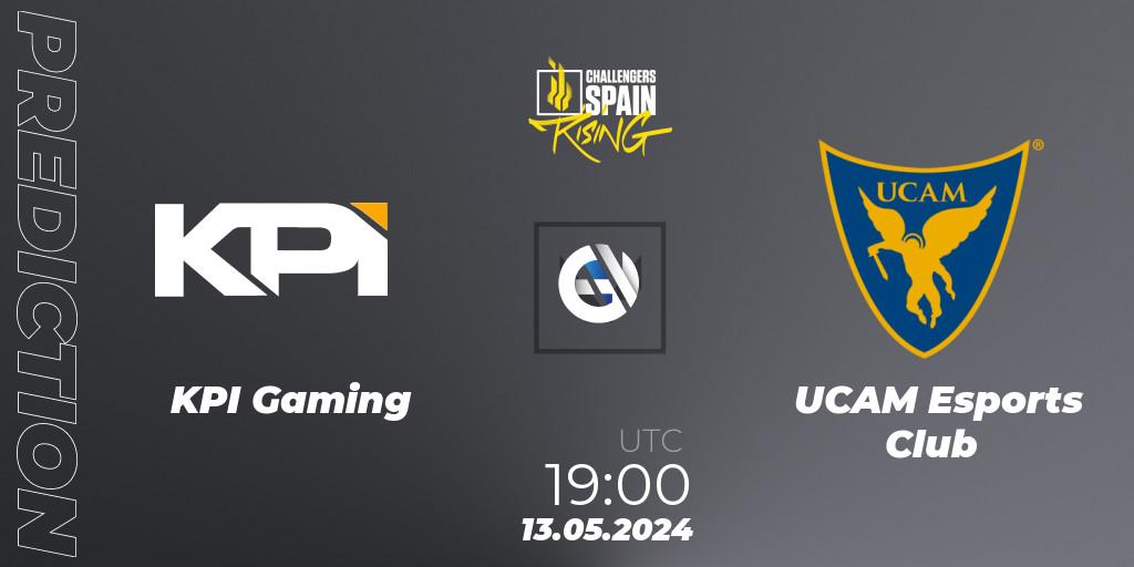 Prognoza KPI Gaming - UCAM Esports Club. 13.05.2024 at 19:00, VALORANT, VALORANT Challengers 2024 Spain: Rising Split 2