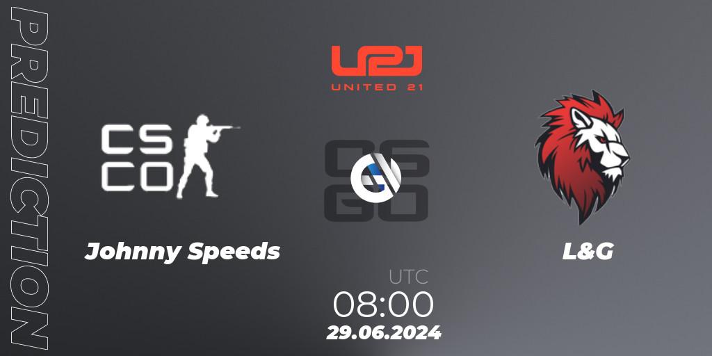 Prognoza Johnny Speeds - L&G. 29.06.2024 at 08:00, Counter-Strike (CS2), United21 Season 17