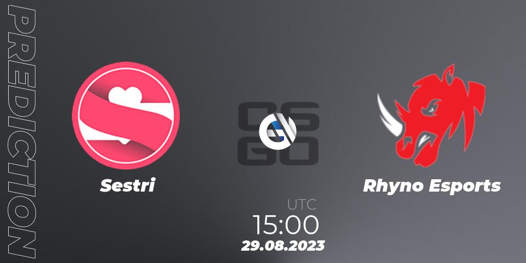 Prognoza Sestri - Rhyno Esports. 29.08.2023 at 15:00, Counter-Strike (CS2), OFK BGD Esports Series #1: European Closed Qualifier