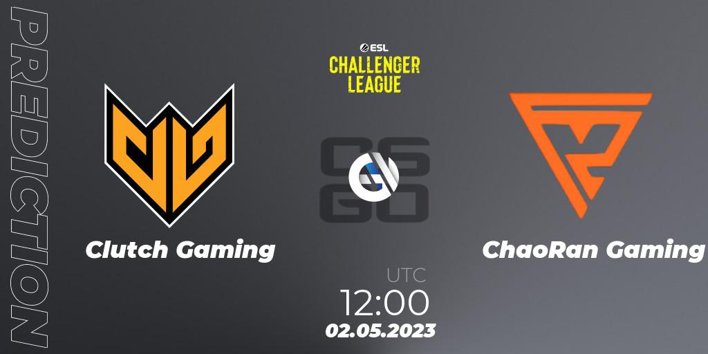 Prognoza Clutch Gaming - ChaoRan Gaming. 02.05.2023 at 12:00, Counter-Strike (CS2), ESL Challenger League Season 45: Asia-Pacific