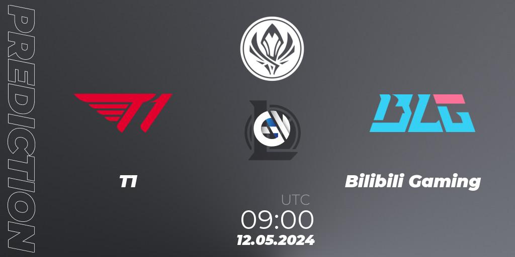 Prognoza T1 - Bilibili Gaming. 12.05.24, LoL, Mid Season Invitational 2024 - Bracket Stage