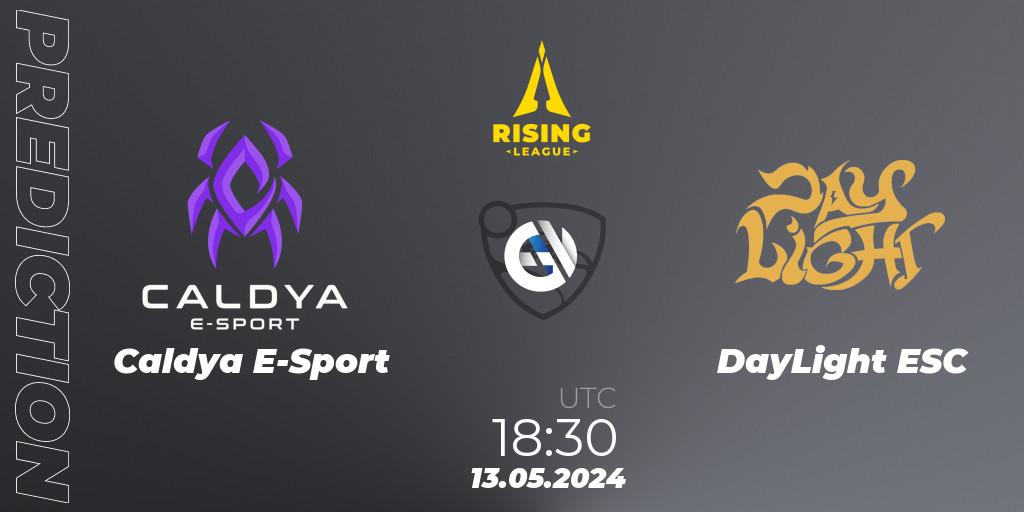 Prognoza Caldya E-Sport - DayLight ESC. 13.05.2024 at 18:25, Rocket League, Rising League 2024 — Split 1 — Main Event
