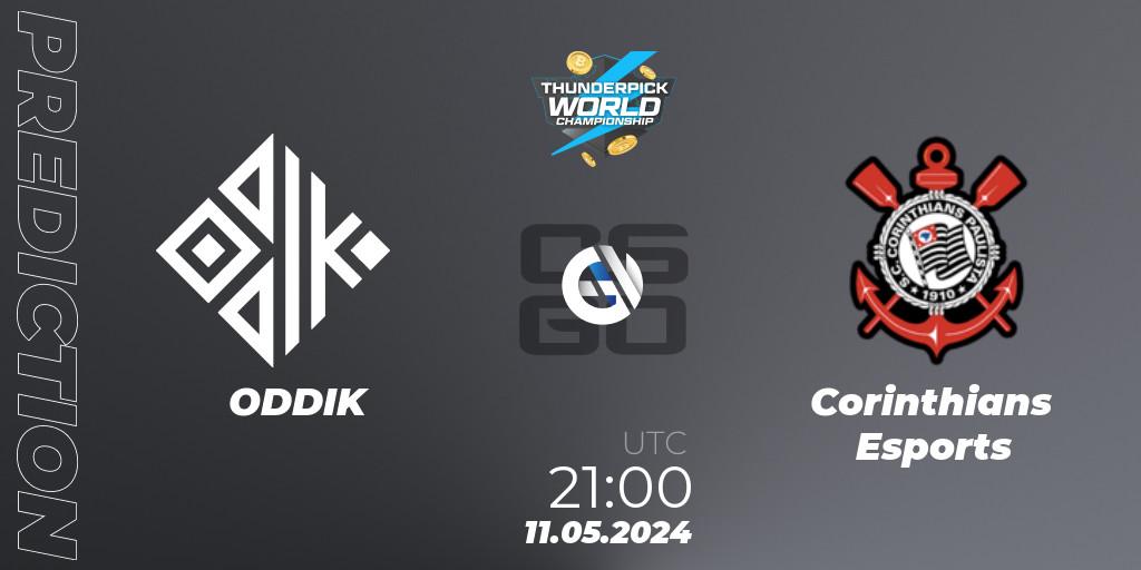Prognoza ODDIK - Corinthians Esports. 11.05.2024 at 21:00, Counter-Strike (CS2), Thunderpick World Championship 2024: South American Series #1