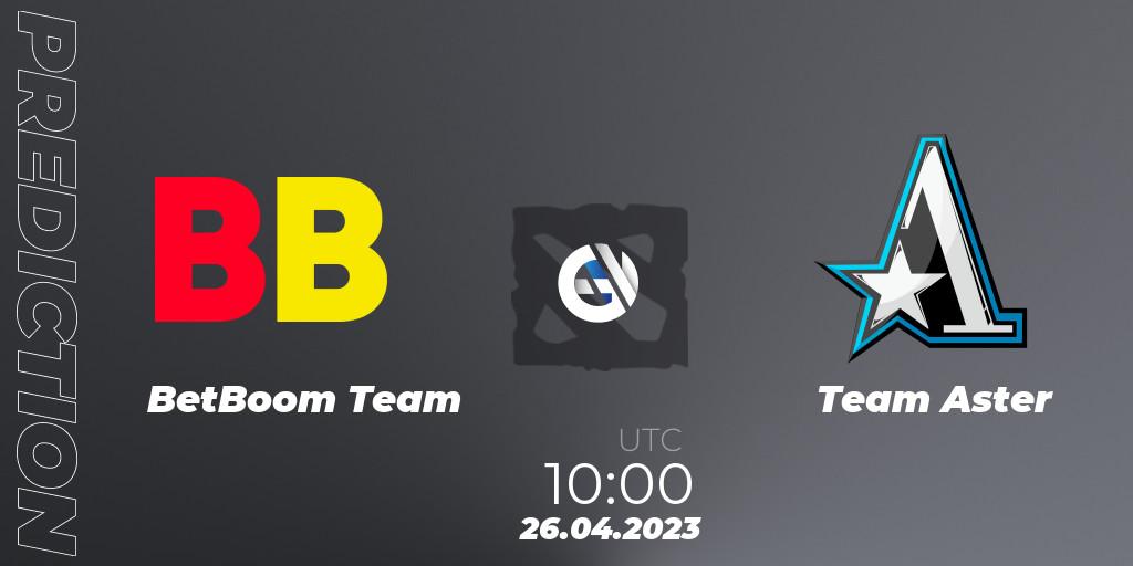 Prognoza BetBoom Team - Team Aster. 26.04.23, Dota 2, The Berlin Major 2023 ESL - Group Stage
