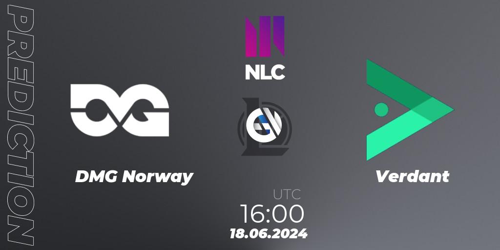 Prognoza DMG Norway - Verdant. 18.06.2024 at 16:00, LoL, NLC 1st Division Summer 2024