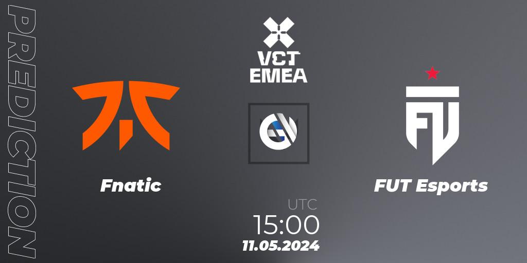 Prognoza Fnatic - FUT Esports. 11.05.2024 at 15:00, VALORANT, VCT 2024: EMEA Stage 1