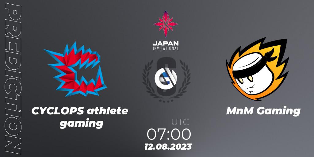 Prognoza CYCLOPS athlete gaming - MnM Gaming. 12.08.23, Rainbow Six, Japan Invitational - 2023