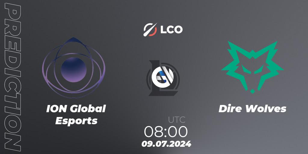 Prognoza ION Global Esports - Dire Wolves. 09.07.2024 at 08:00, LoL, LCO Split 2 2024 - Group Stage