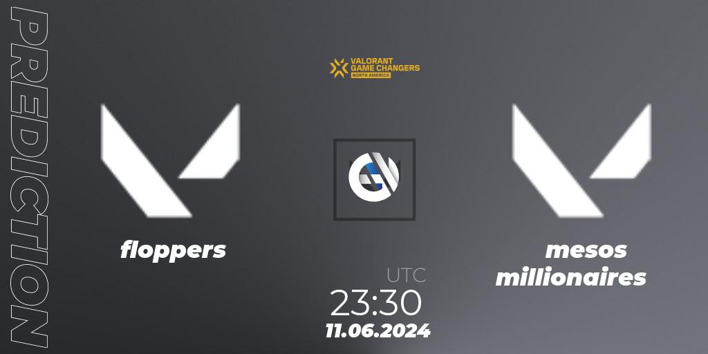 Prognoza floppers - mesos millionaires. 11.06.2024 at 23:30, VALORANT, VCT 2024: Game Changers North America Series 2