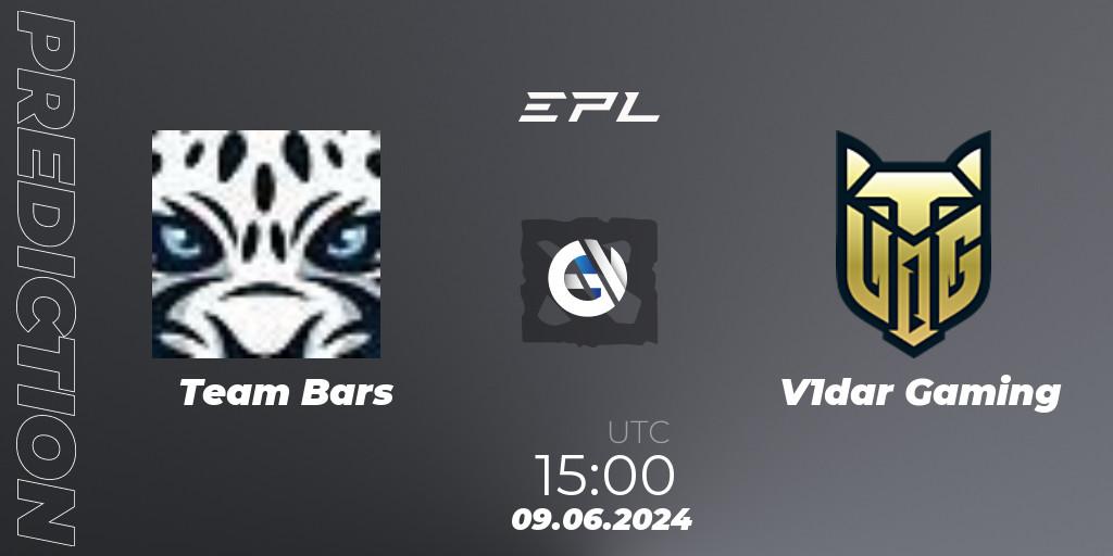 Prognoza Team Bars - V1dar Gaming. 09.06.2024 at 15:00, Dota 2, European Pro League Season 19: Division 2