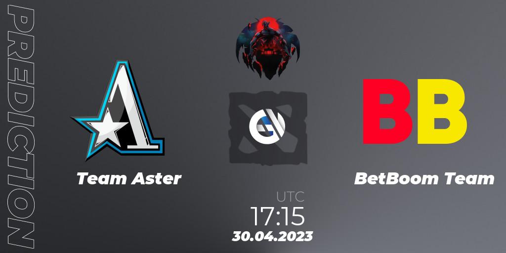 Prognoza Team Aster - BetBoom Team. 30.04.23, Dota 2, The Berlin Major 2023 ESL - Group Stage