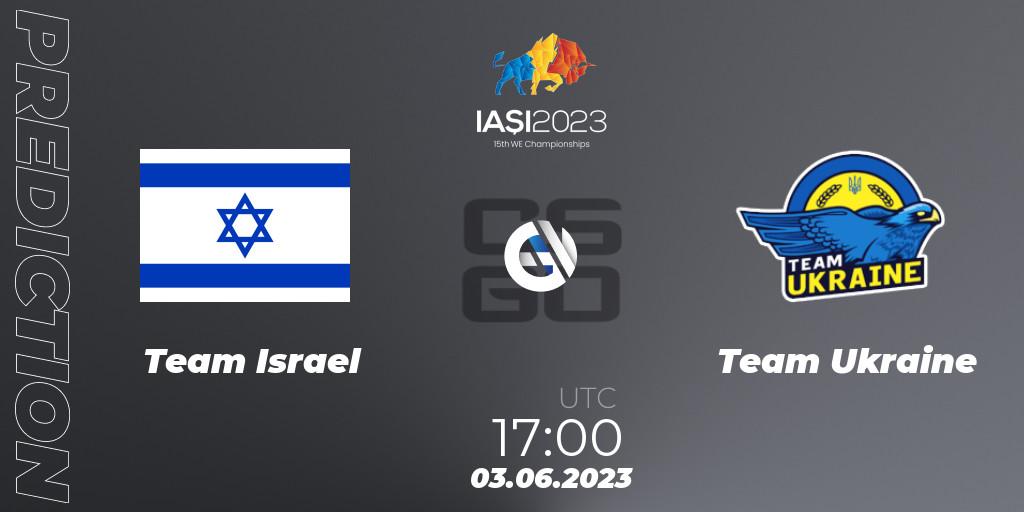 Prognoza Israel - Team Ukraine. 03.06.2023 at 17:00, Counter-Strike (CS2), IESF World Esports Championship 2023: Eastern Europe Qualifier