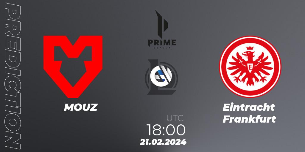 Prognoza MOUZ - Eintracht Frankfurt. 18.01.24, LoL, Prime League Spring 2024 - Group Stage