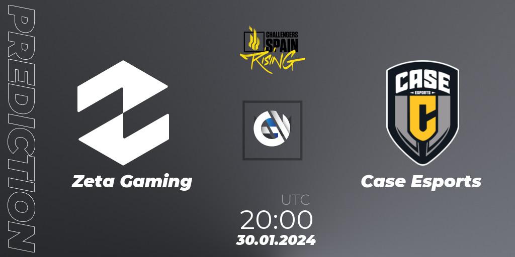 Prognoza Zeta Gaming - Case Esports. 30.01.24, VALORANT, VALORANT Challengers 2024 Spain: Rising Split 1