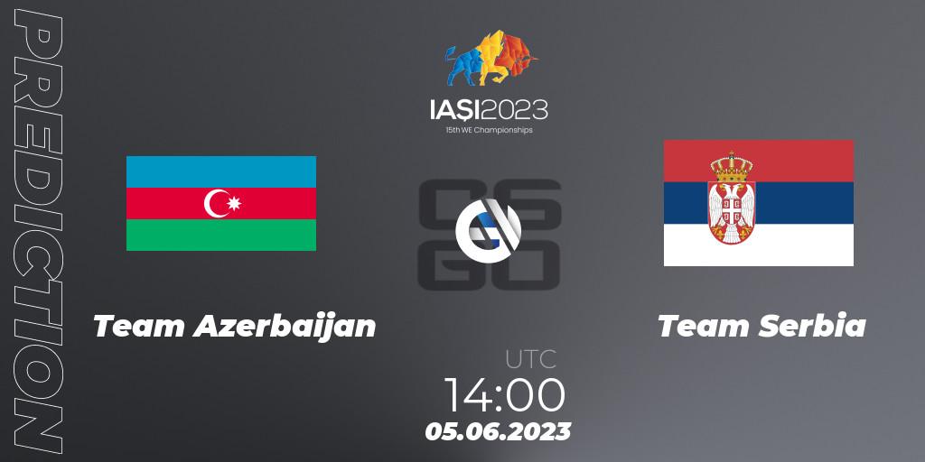 Prognoza Team Azerbaijan - Serbia. 05.06.23, CS2 (CS:GO), IESF World Esports Championship 2023: Eastern Europe Qualifier