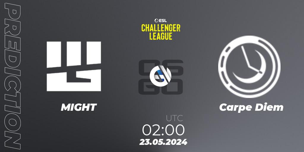 Prognoza MIGHT - Carpe Diem. 23.05.2024 at 01:50, Counter-Strike (CS2), ESL Challenger League Season 47: North America