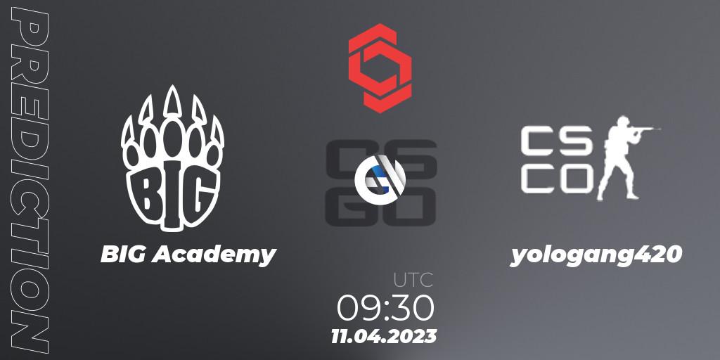 Prognoza BIG Academy - yologang420. 11.04.23, CS2 (CS:GO), CCT Central Europe Series #6: Closed Qualifier