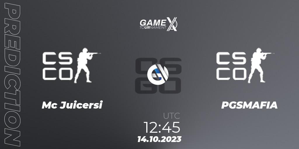 Prognoza Mc Juicersi - PGSMAFIA. 14.10.2023 at 12:45, Counter-Strike (CS2), GameX 2023