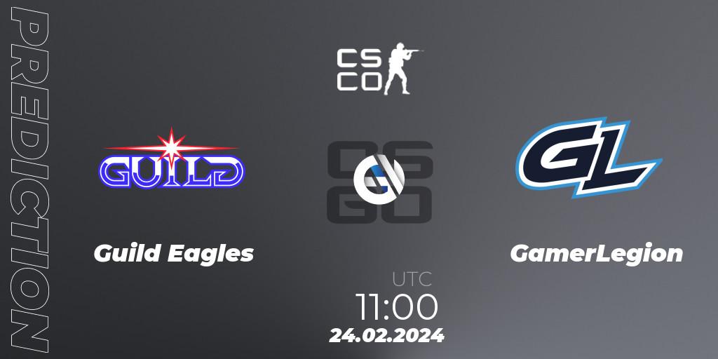 Prognoza Guild Eagles - GamerLegion. 24.02.24, CS2 (CS:GO), PGL CS2 Major Copenhagen 2024 Opening Stage Last Chance Qualifier