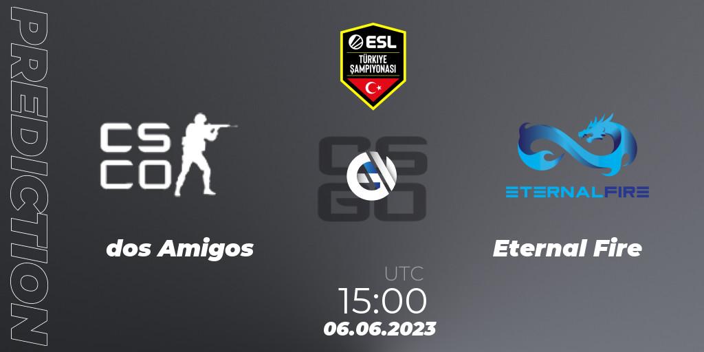 Prognoza dos Amigos - Eternal Fire. 06.06.2023 at 15:00, Counter-Strike (CS2), ESL Turkey Championship Season 12