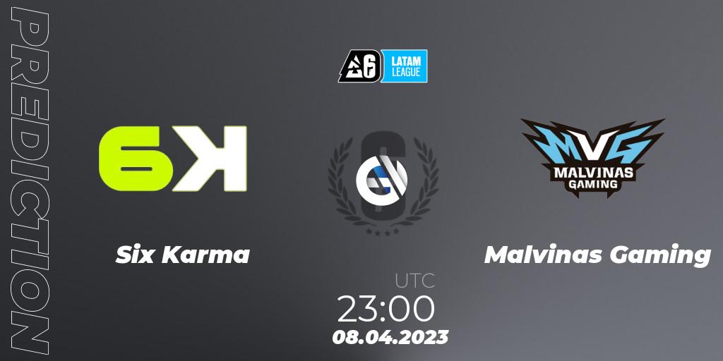 Prognoza Six Karma - Malvinas Gaming. 08.04.2023 at 22:00, Rainbow Six, LATAM League 2023 - Stage 1