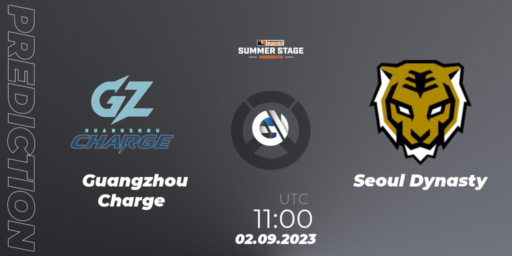 Prognoza Guangzhou Charge - Seoul Dynasty. 02.09.2023 at 11:00, Overwatch, Overwatch League 2023 - Summer Stage Knockouts