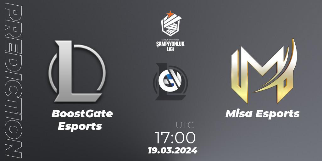 Prognoza BoostGate Esports - Misa Esports. 19.03.2024 at 17:00, LoL, TCL Winter 2024