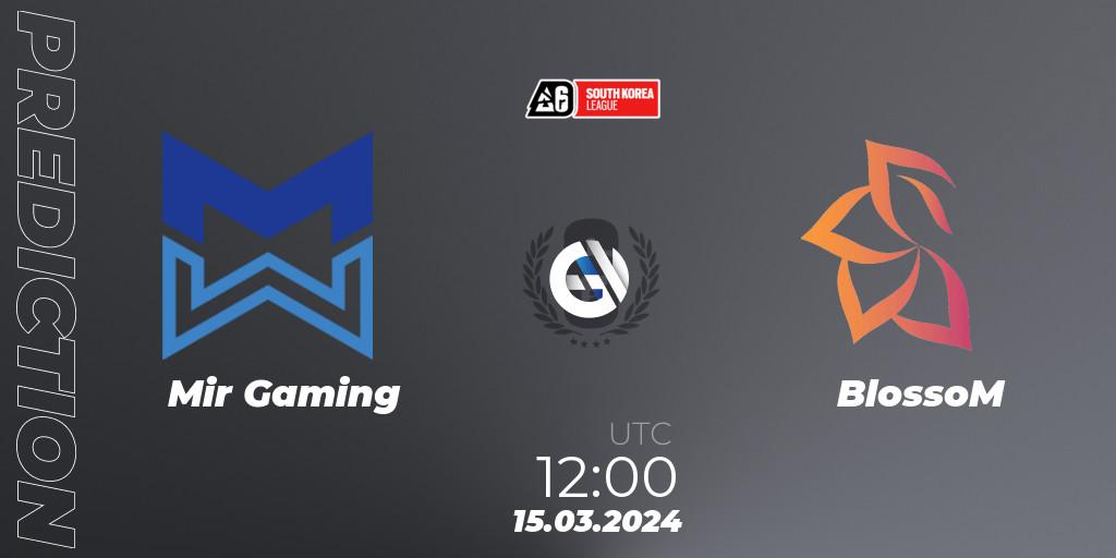 Prognoza Mir Gaming - BlossoM. 15.03.2024 at 12:00, Rainbow Six, South Korea League 2024 - Stage 1