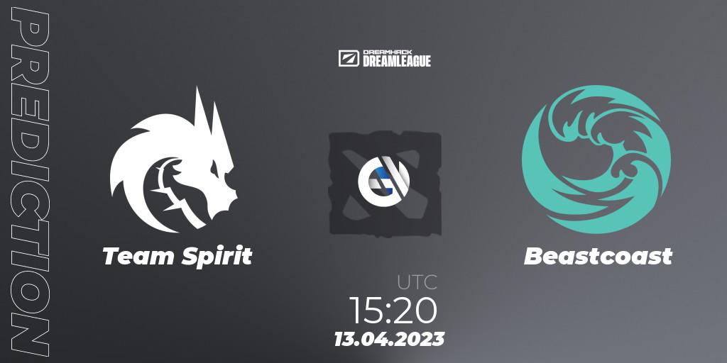 Prognoza Team Spirit - Beastcoast. 13.04.2023 at 15:22, Dota 2, DreamLeague Season 19 - Group Stage 1