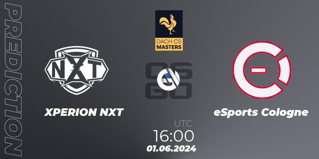 Prognoza XPERION NXT - eSports Cologne. 01.06.2024 at 16:00, Counter-Strike (CS2), DACH CS Masters Season 1: Division 2