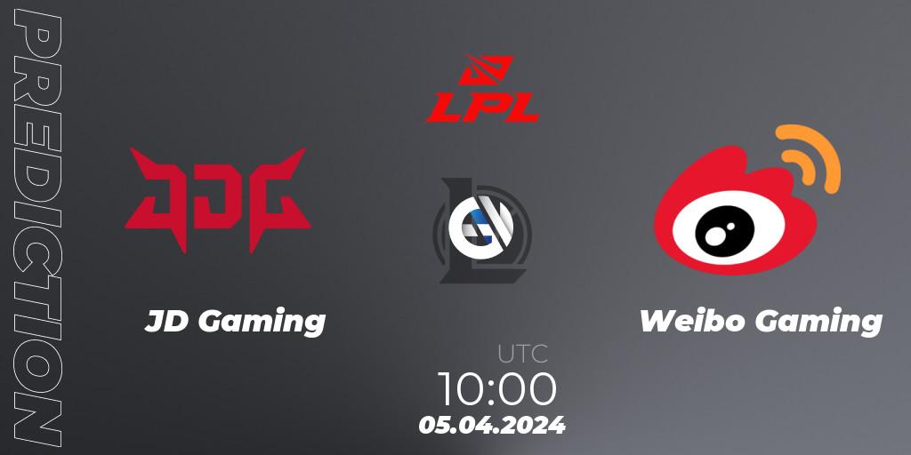 Prognoza JD Gaming - Weibo Gaming. 05.04.24, LoL, LPL Spring 2024 - Playoffs