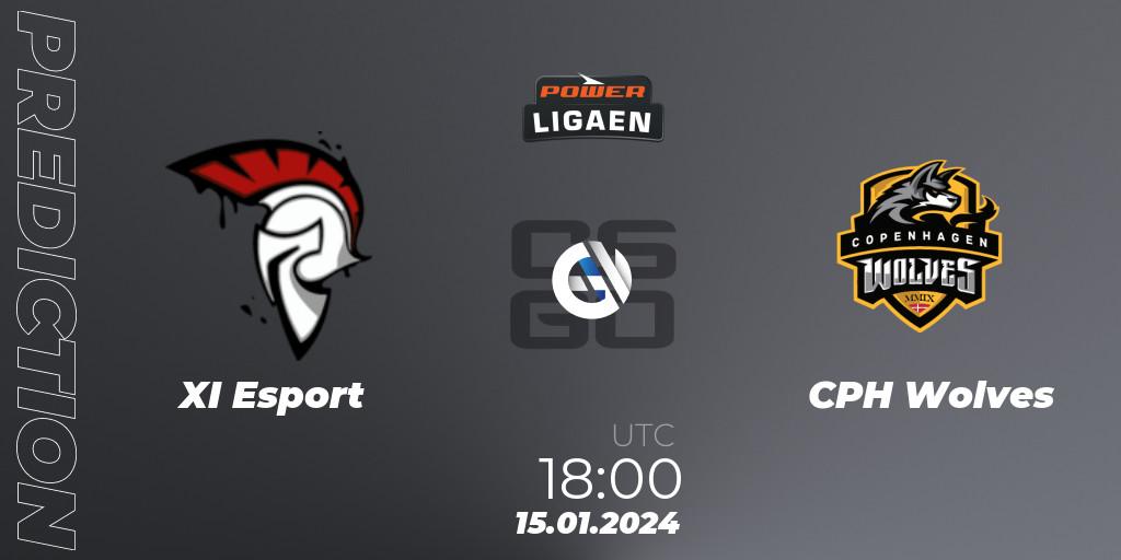 Prognoza XI Esport - CPH Wolves. 05.02.2024 at 18:00, Counter-Strike (CS2), Dust2.dk Ligaen Season 25