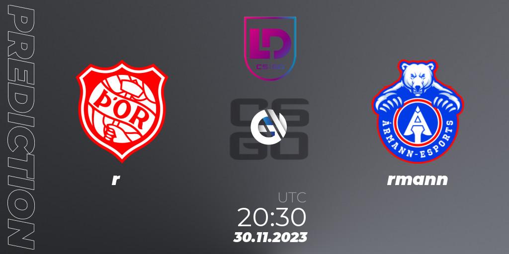 Prognoza Þór - Ármann. 30.11.23, CS2 (CS:GO), Icelandic Esports League Season 8: Regular Season