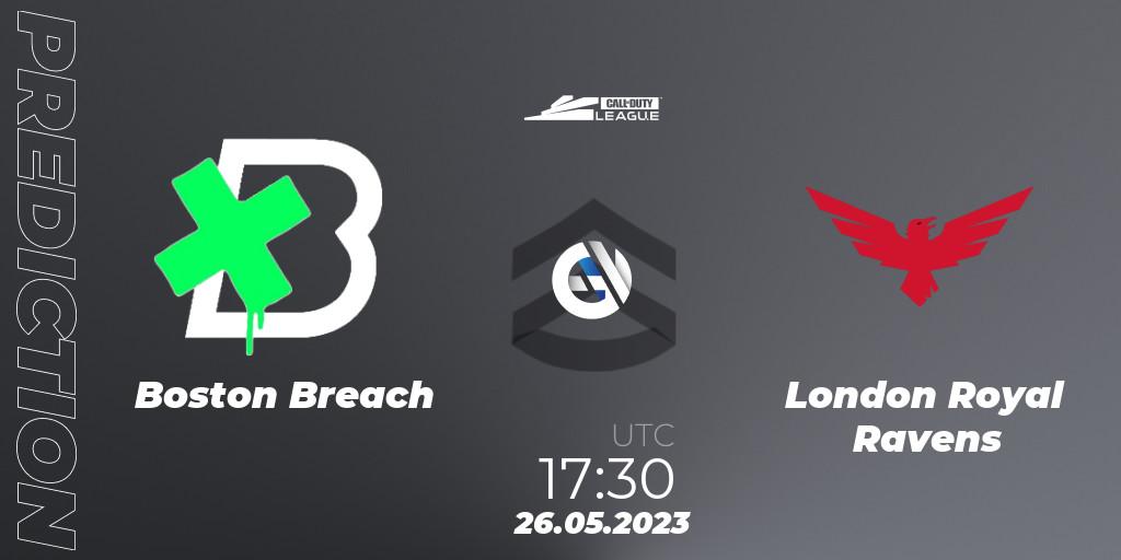 Prognoza Boston Breach - London Royal Ravens. 26.05.2023 at 17:30, Call of Duty, Call of Duty League 2023: Stage 5 Major