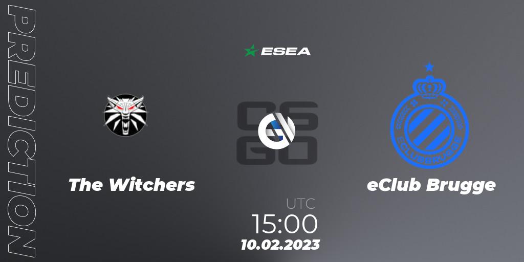 Prognoza The Witchers - eClub Brugge. 10.02.23, CS2 (CS:GO), ESEA Season 44: Advanced Division - Europe