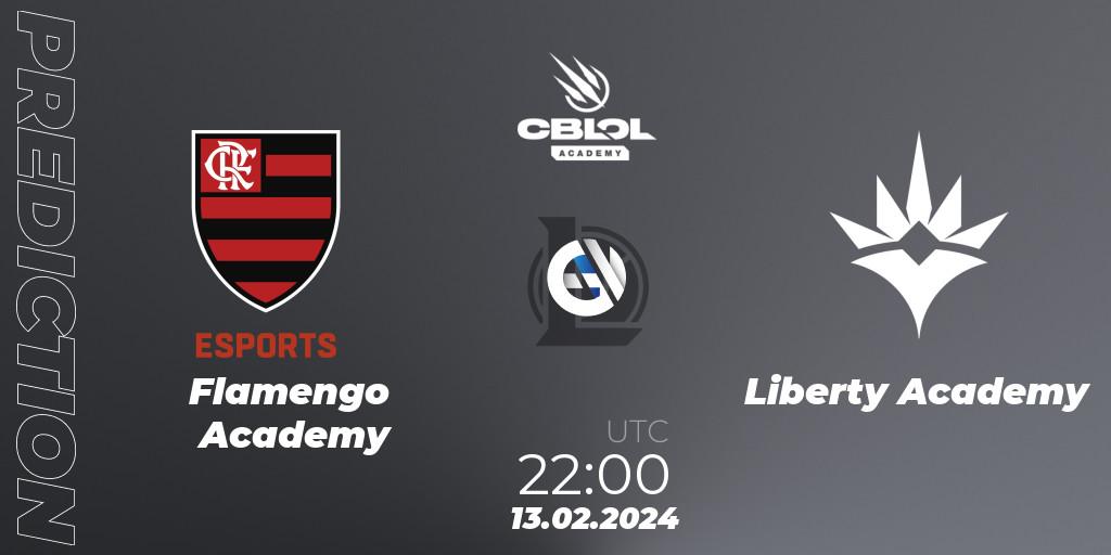 Prognoza Flamengo Academy - Liberty Academy. 13.02.2024 at 22:00, LoL, CBLOL Academy Split 1 2024