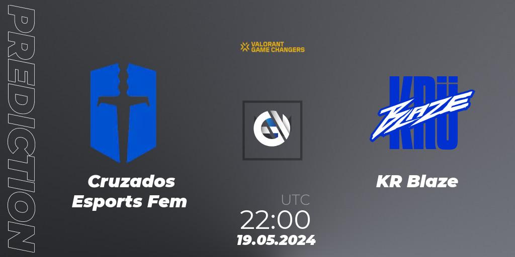 Prognoza Cruzados Esports Fem - KRÜ Blaze. 19.05.2024 at 22:00, VALORANT, VCT 2024: Game Changers LAS - Opening