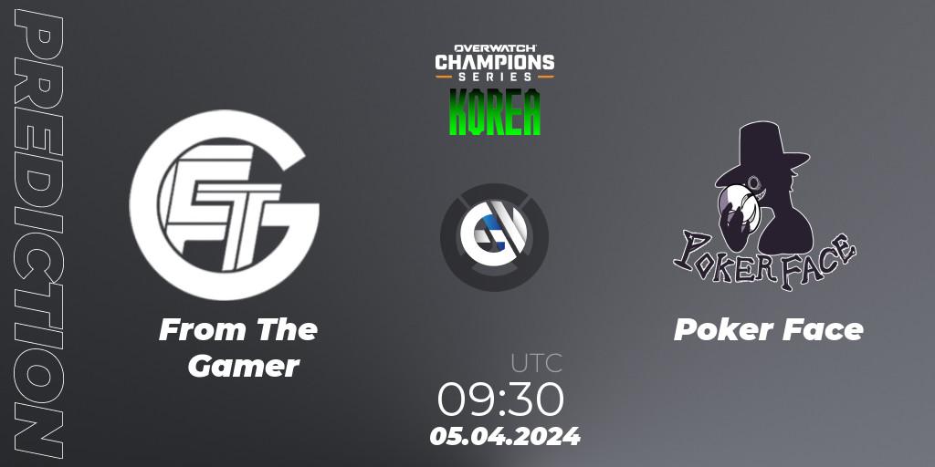 Prognoza From The Gamer - Poker Face. 05.04.2024 at 09:30, Overwatch, Overwatch Champions Series 2024 - Stage 1 Korea