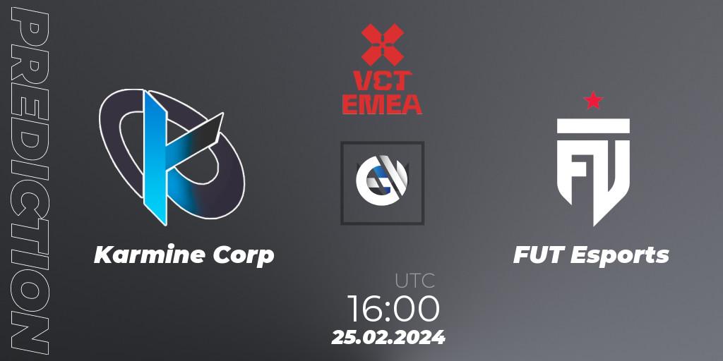 Prognoza Karmine Corp - FUT Esports. 25.02.24, VALORANT, VCT 2024: EMEA Kickoff