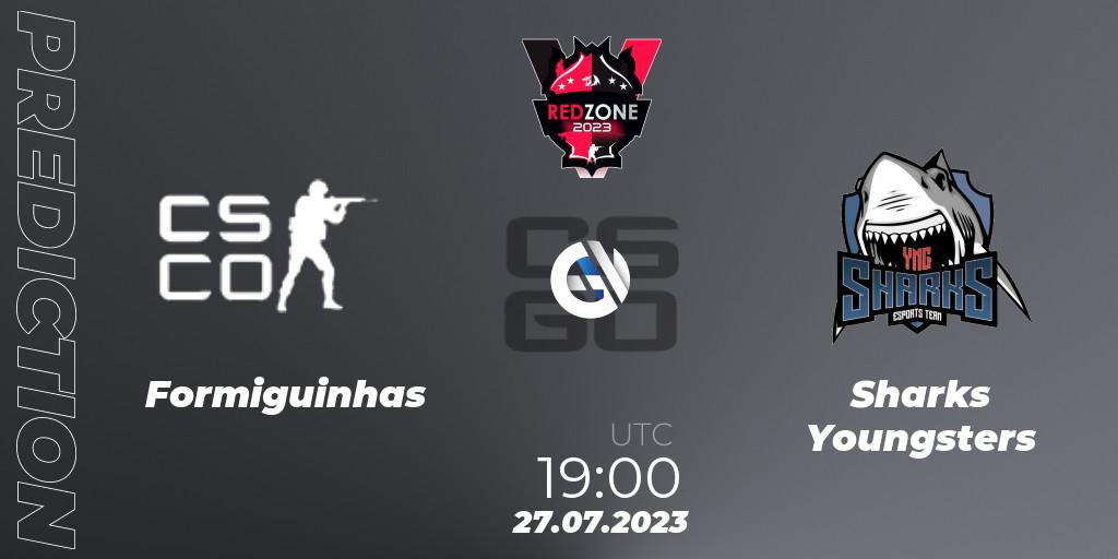 Prognoza Formiguinhas - Sharks Youngsters. 27.07.2023 at 21:00, Counter-Strike (CS2), RedZone PRO League Season 5
