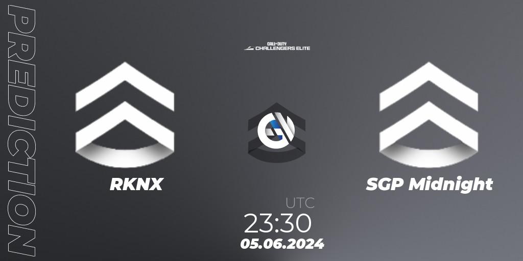 Prognoza RKNX - SGP Midnight. 05.06.2024 at 22:30, Call of Duty, Call of Duty Challengers 2024 - Elite 3: NA
