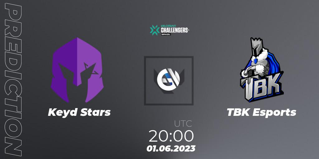 Prognoza Keyd Stars - TBK Esports. 01.06.23, VALORANT, VALORANT Challengers 2023: Brazil Split 2