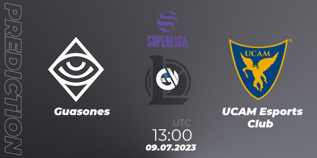 Prognoza Guasones - UCAM Esports Club. 09.07.2023 at 14:00, LoL, Superliga Summer 2023 - Group Stage