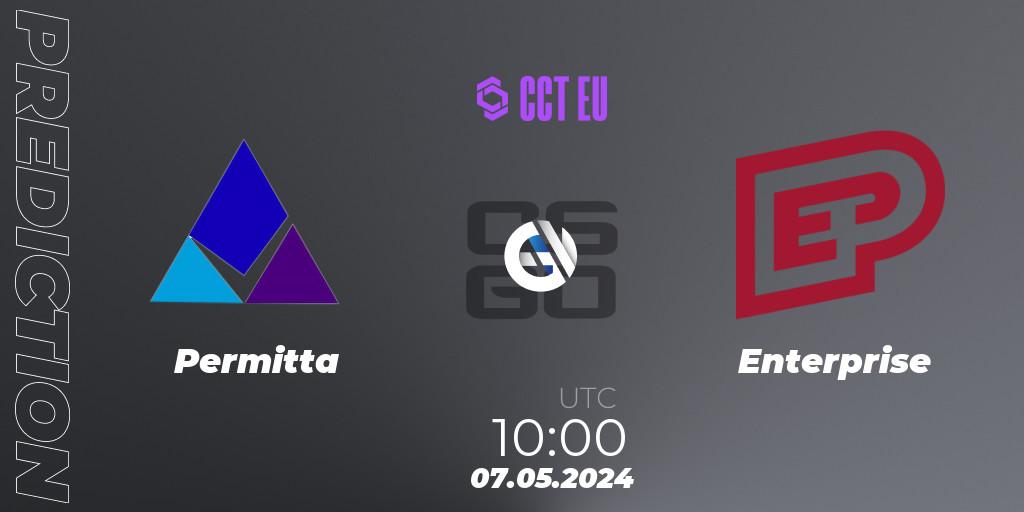 Prognoza Permitta - Enterprise. 07.05.2024 at 10:00, Counter-Strike (CS2), CCT Season 2 Europe Series 2 