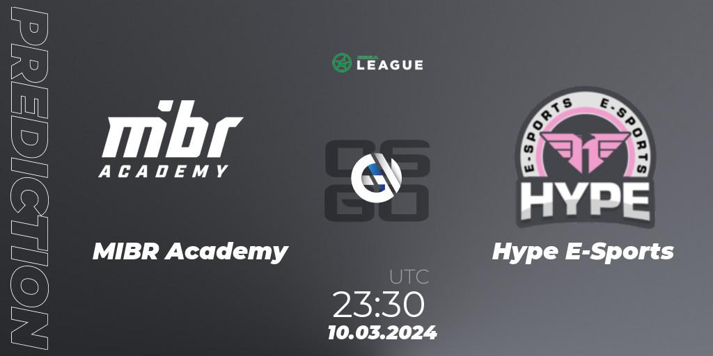 Prognoza MIBR Academy - Hype E-Sports. 11.03.24, CS2 (CS:GO), ESEA Season 48: Open Division - South America