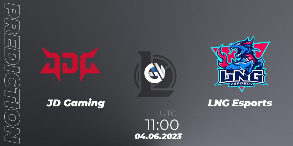 Prognoza JD Gaming - LNG Esports. 04.06.23, LoL, LPL Summer 2023 Regular Season