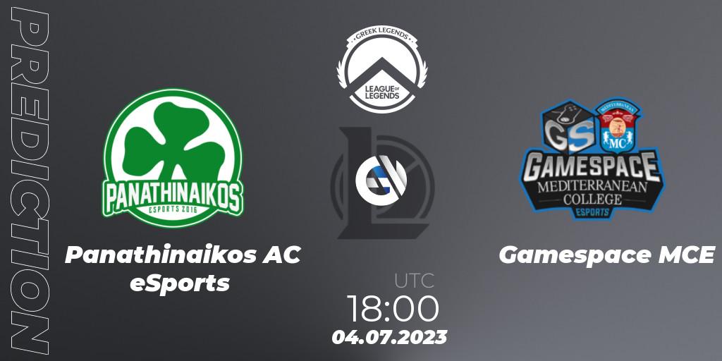 Prognoza Panathinaikos AC eSports - Gamespace MCE. 04.07.2023 at 18:00, LoL, Greek Legends League Summer 2023